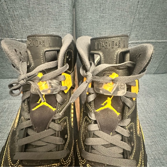 Air Jordan Spizike High Top Sneaker Black University Gold Men's sz 13 - Picture 13 of 15